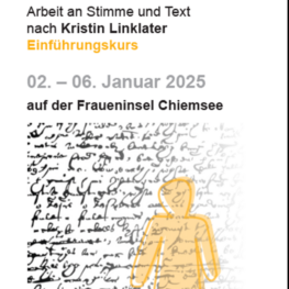 Von der Stimme in den Text - 02.-06. Januar 2025